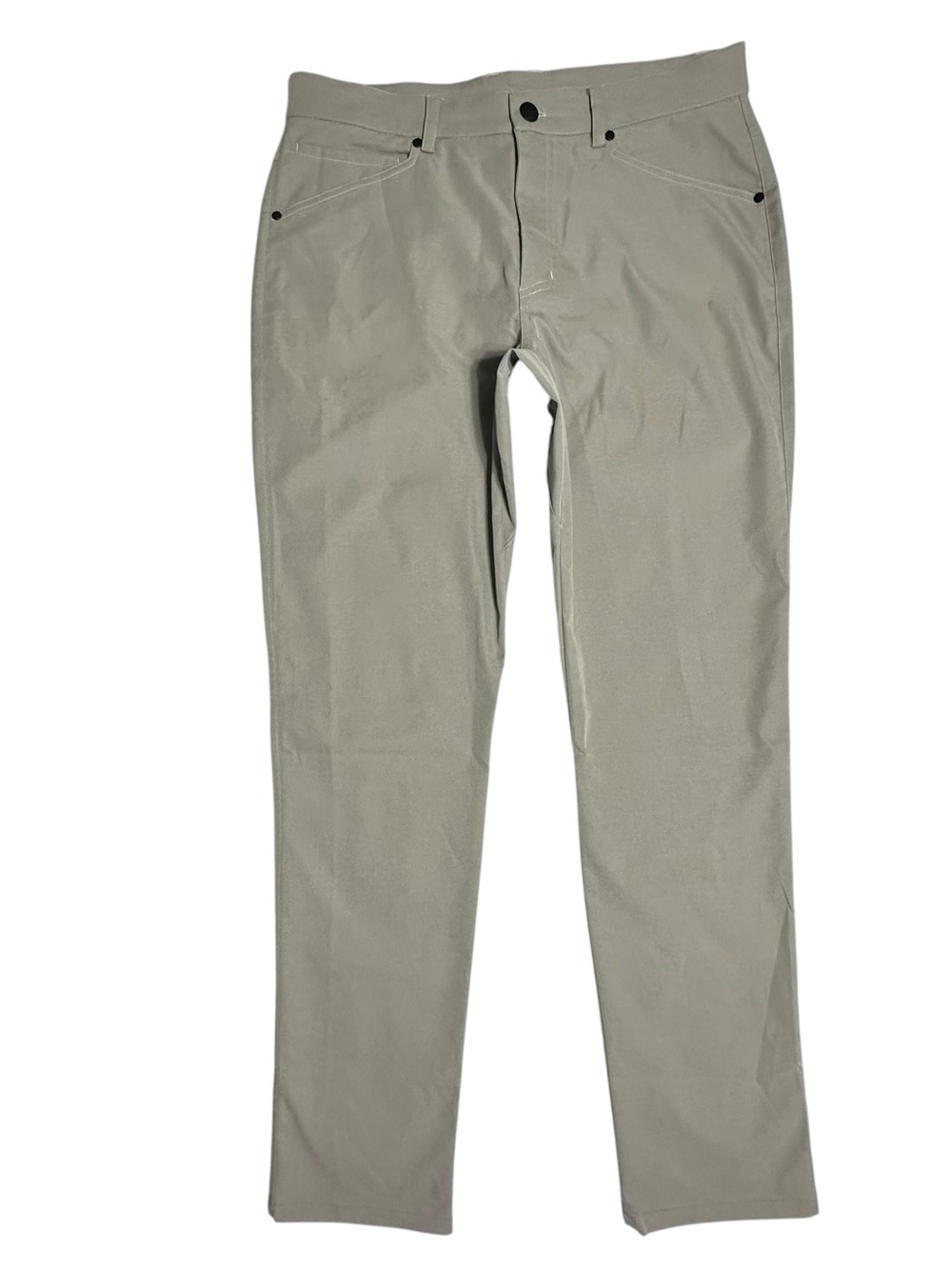 Myles Men's Tour Pants In Khaki Wrinkle & Stain Resistant Sz.32x32" Athlesiure